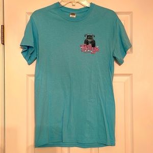 Blue Sassy Frass Farm Life tshirt